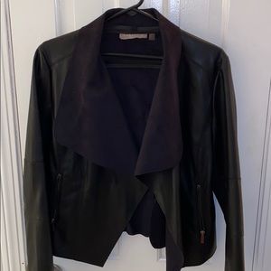 Faux leather jacket